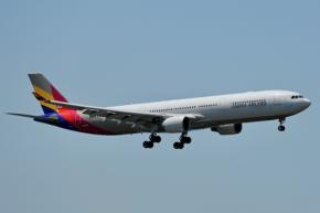 アシアナ航空、機内の座席番号を変更 9月19日から、大韓航空と同様に