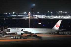 JAL、エアバスA350−1000型機10号機が羽田到着　NYで損傷、7か月半ぶり