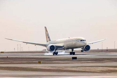 エティハド航空(ボーイング787-10型機)