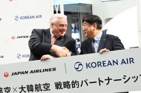 JALと大韓航空、戦略的パートナーシップを共同宣言 コードシェアなどを拡大へ