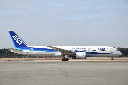 ANA(ボーイング787-9型機、JA879A)