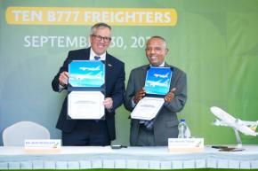 エチオピア航空、ボーイング777型機貨物機を10機発注　777-8Fはアフリカ初導入
