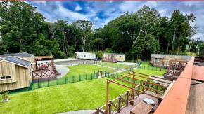 BBQウッドデッキを全棟完備! 愛犬は無料のトレーラーハウスで、富士山の絶景とアウトドアを満喫したい!(from御殿場)