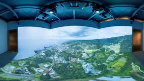 都心から遠く離れた東京の離島、伊豆大島の体験施設を訪れてみたい！ 大画面のVRシアターで島の歴史を没入体験したい！