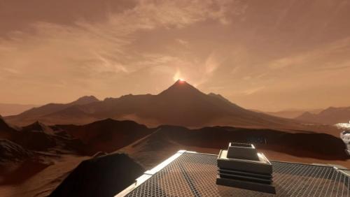 火星でしか見られない景色を再現！写真撮影も