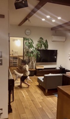 パパが帰ってきた！