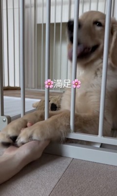 急に笑顔！！