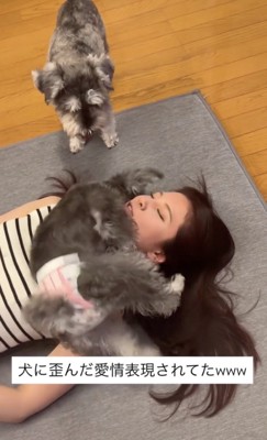 戸惑い全開のココちゃん