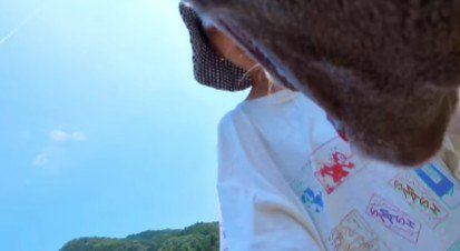 投稿主さんの顔が映った!