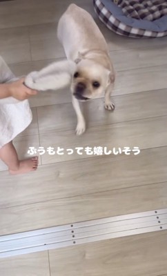 とっても嬉しそう