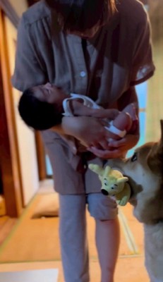 赤ちゃんとの初対面