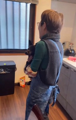 あくびするロイくん