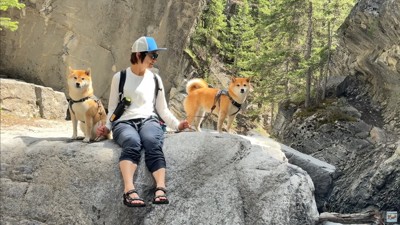 ナラちゃんとソラくんの沢登り9