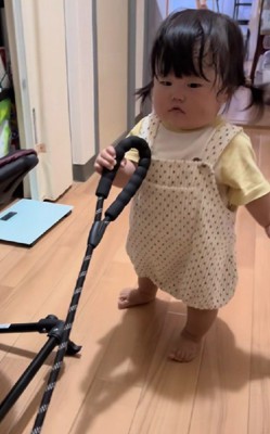 リードは絶対に離さない!!