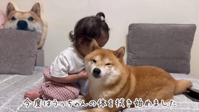 体をぴかぴかにしようね♪