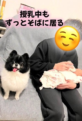 授乳中の付き添いは日課