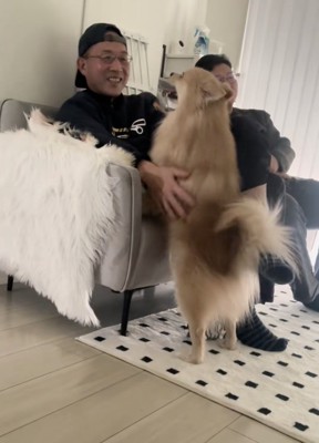 目線が一緒