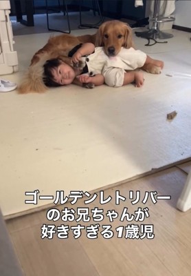 くっつくふたり