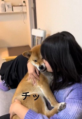 ムキ顔のすももちゃん