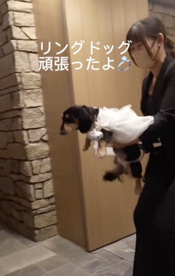 ドレスでおめかし