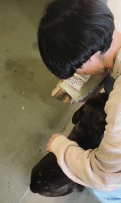 甘えん坊なぶん太ちゃんでした♡