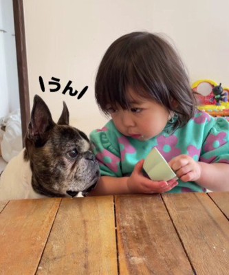 うなずく丸男ちゃん