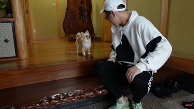 一緒に行く気満々！