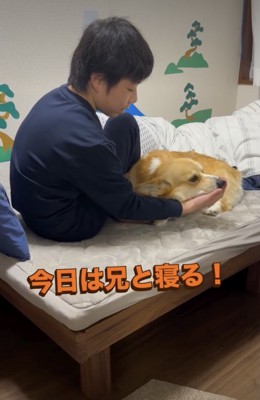「絶対一緒に寝る!」