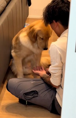 おかわりと言うパパ