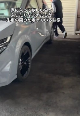 「そろそろ家に入るぞ〜」