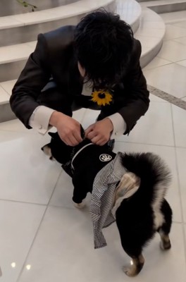 おやつを食べるラックくん