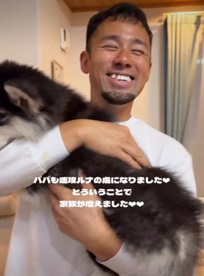 溺愛する姿にホッコリ♡