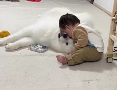 赤ちゃんとのんびり