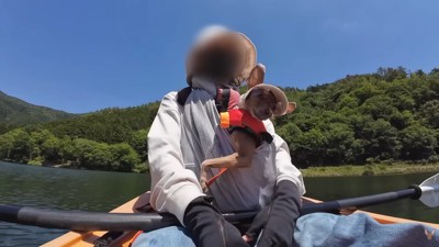 一緒にカヤック体験