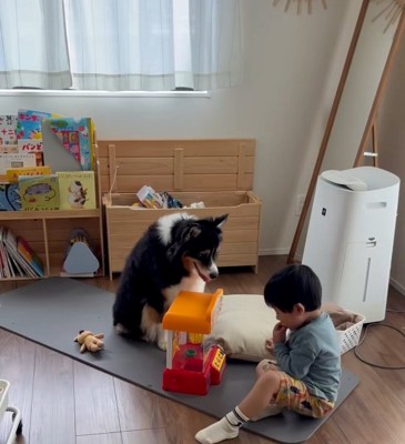 息子さんとレアちゃん