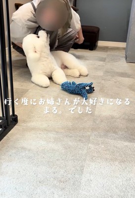 幸せそうにイチャイチャ♡