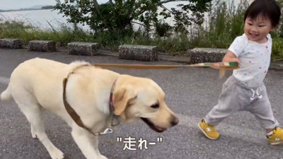 一緒に駆け足♪