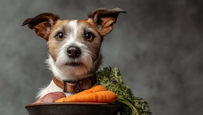 にんじんと犬