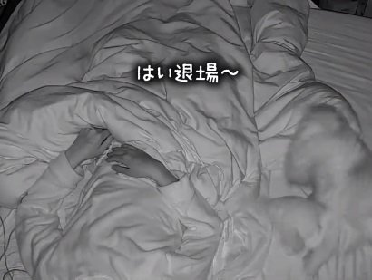 ぬいぐるみを退場させたレオくん