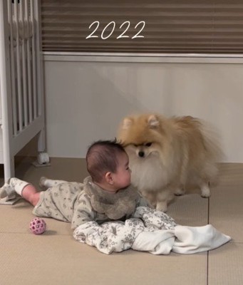 生まれたときから一緒