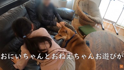 ワンジローくんは心配そう！
