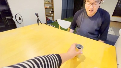 こっそりティータイム開始