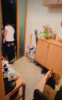 走る男の子