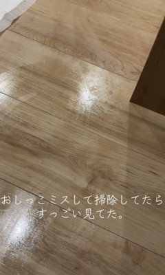 濡れた床