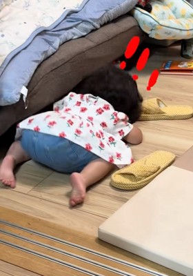 思い付いた女の子