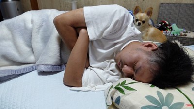 結局ひとりで四度寝開始