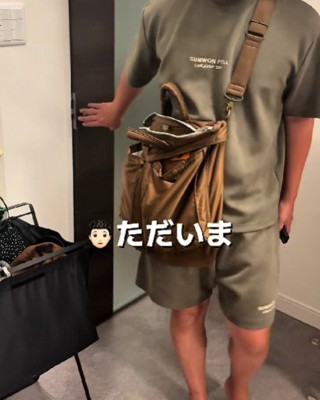 パパが帰宅しました！