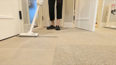掃除機をかけ始めると…