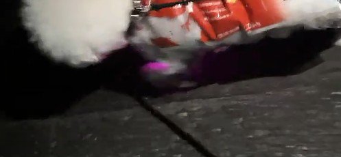 手作りレインコートを着せてみた