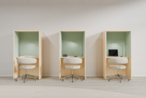 静かな集中空間をすぐに!防音ワークスペース『BOXデスク』再販開始